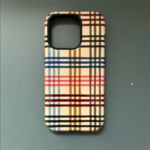 Casey Plaid Phone Case for 14 Pro